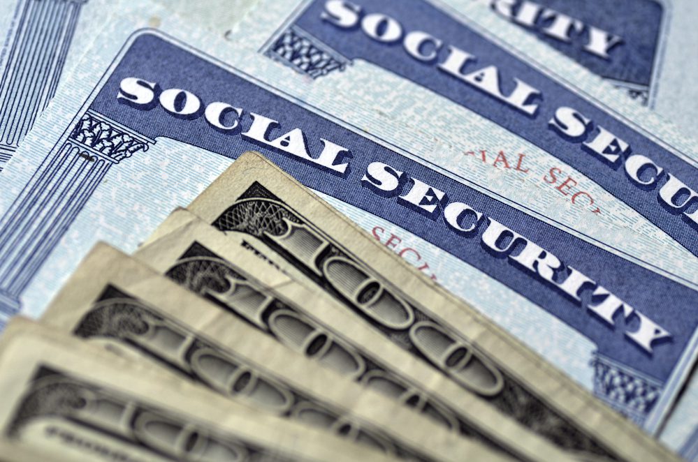  Social Security Cards and Cash Money 